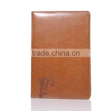 Hign sale custom logp A5 PU leather notebook cover