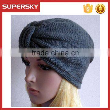 A-151 women fashion turban hat winter turban beanie crochet hat turban