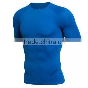 Men's wholesales fitness compression function running shirts