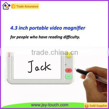 Low Vision Portable Digital Magnifier 4.3 inch LCD Digital Video Magnifier