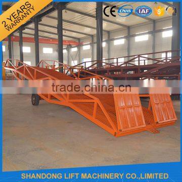 Adjustable loading dock ramp hydraulic car ramps for sale