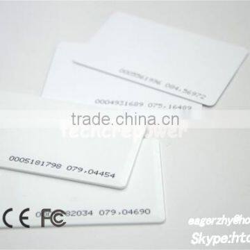 Clamshell Card Thick Proximity 125khz Card With Numbers Print Outside photo-6
