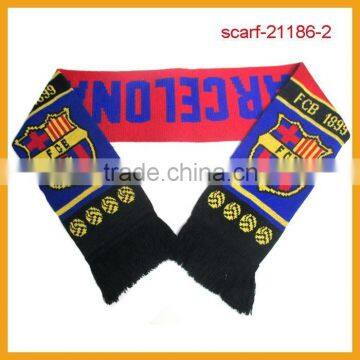 2014 Fashion Head Knitted Sport Fans Scarf