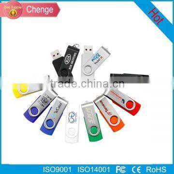 Wholesale 2GB 4GB 8GB 16GB 32GB 64GB Plastic Case Promotional Swivel Usb Flash Drive