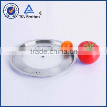 Stainless Steel Tempered Universal Glass Cover With Steam Hole