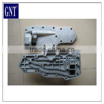 oil cooler cover for Excavator 6D102 engine parts