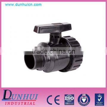 3/4"-4"High quanlity PVC material MF single union ball valve