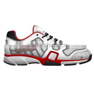 New Arrived Men's Red Badminton Shoe , Outdoor Comfortable Badminton Shoe, Wholesale Price Top Selling Badminton Shoe