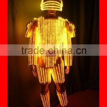 Flashing Light Tron Dance LED Robot Costume