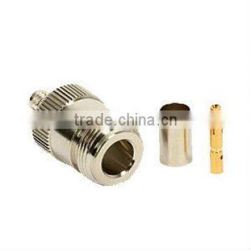 RF connector N female connector for RG58U cable