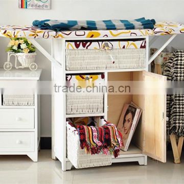 Stylish household wooden folding ironing table for home furniture