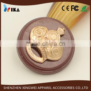 two color metal blazer button