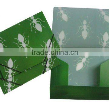 plastic elastic folders