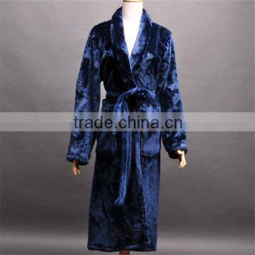 Wholesale Girls Red Flannel Fleece Bathrobe photo-2