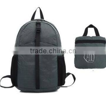 Excellent Quality Polyester Camouflage Foldable Backpack ,Travelling Folded Bag