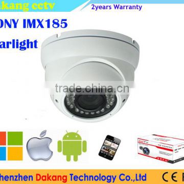 1080P HD TVI/SDI/CVBS Starlight Security Dome Camera,SONY IMX185 Starvis TVI Camera