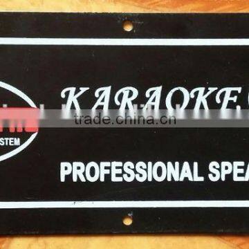 plastic box sitcker for SPEAKER