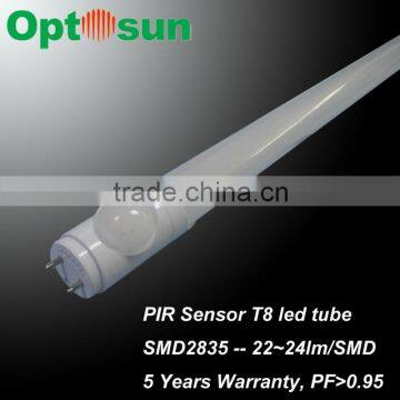 PIR led tube 18W led tube with CE RoHS approved