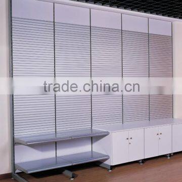 Aluminum Slatwall Display Panel Double Sided Silver Anodize Supplier's Choice photo-2