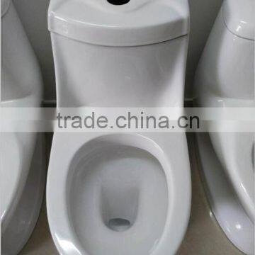wc Toilet Ceramic Washdown S-trap Round Shape One Piece Toilet Cheap on Sale Sanitary Ware Slow Down Seat Cover Toilet Y8006 Quality Choice photo-3