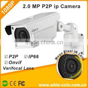 onvif p2p 2mp network cameras 1920*1080 outdoor ip camera poe