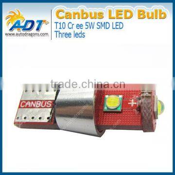 Error Free Canbus 501 High Power 5W LED Sidelight White Bulbs Xenon T10 W5W 194 photo-3
