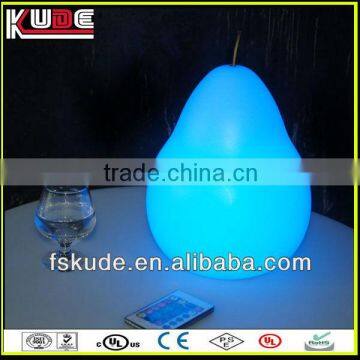 rechargeable led table lamps/led pear shaped lamp