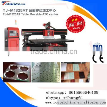 Hot sale high precision table moving cnc router metal cutting machine for cutting aluminum