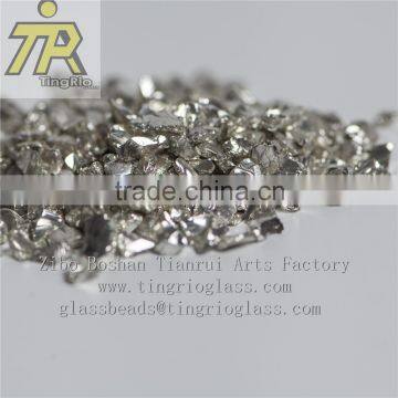 Zibo Tingrio Opaque Green Glass Aggregat Chips Manufacture photo-2