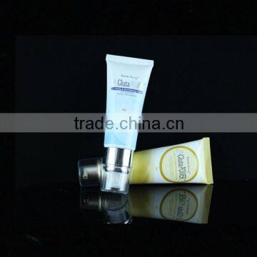 30ml airless cosmetic plastic tub with pump