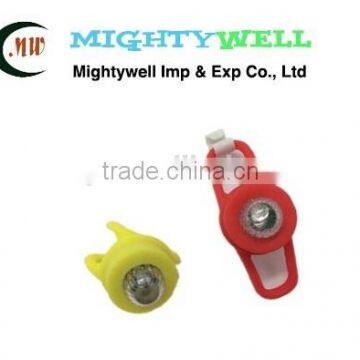 ultra bright LED safety flexible silicone bicycle light