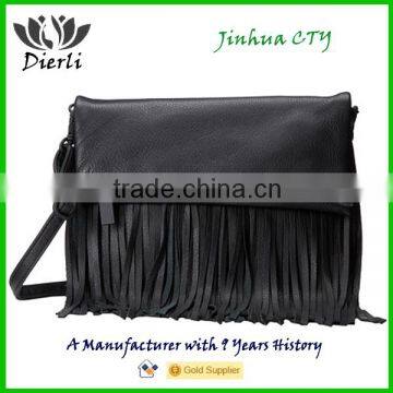 Fringe Tassel Long Strap Messenger Bag