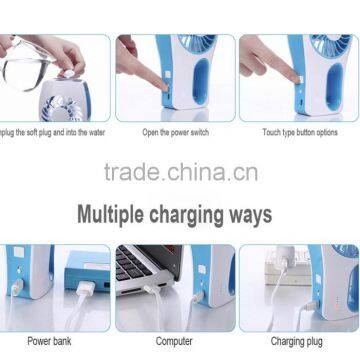 Office Mini USB Rechargeable Water Mist Humidity Fan photo-5
