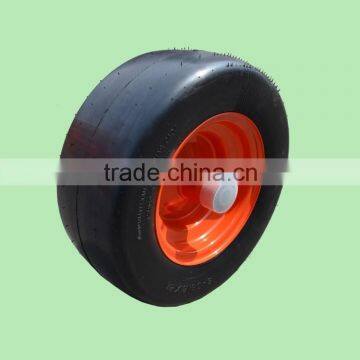 15 x6.50-8 free rubber wheel with smooth tread for KUBOTA zero turn radius commercial mowers