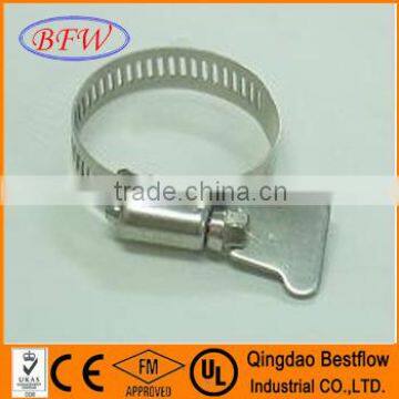 Galvanized Hose Clamp Single Ear