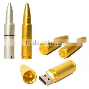 Hot sales metal bullet shape usb for child gift