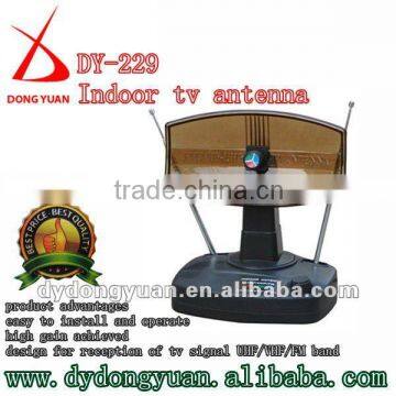 UHF/VHF/FM indoor tv antenna