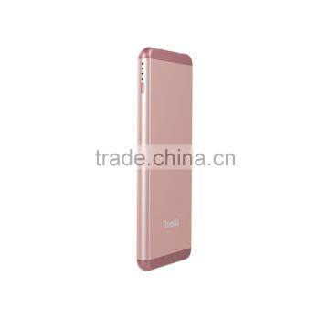 2016 Hot Type C 10000mAh Battery Charger Rose Gold Germany Aluminum Personalized Mobile Power Bank photo-5