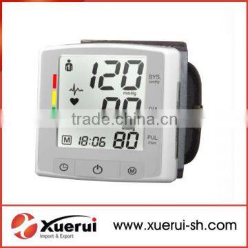 CE Approved Wrist Digital LCD Blood Pressure Moitor