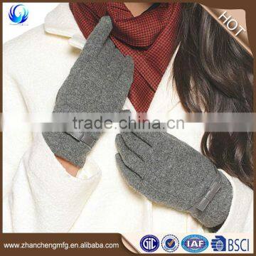 Hot sale ladies handmade 100% wool gloves fashion cashmere gloves