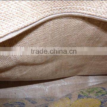 Grocery Tote Bag Eco Friendly Natural Jute Burlap Shopping Bag photo-3
