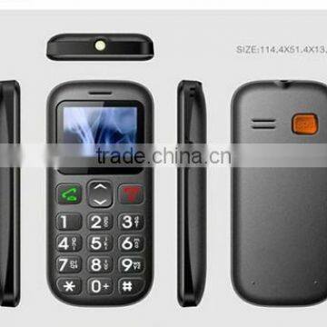 New! Best selling senior phone 1.77'' big button sim card hearing aid sos W76 senior phone mobile phone for old age people