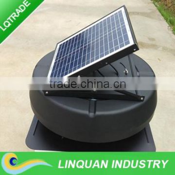 14 inch 20W Solar Powered Attic Ventilation Fan round shroud cover