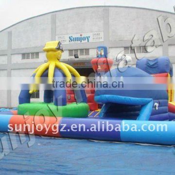 2016 Out Door Kids Inflatable Sea-club Castle Bouncer