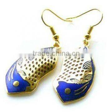 New design cloisonne earring,2013 hot ladies earring,Unique design jewelry