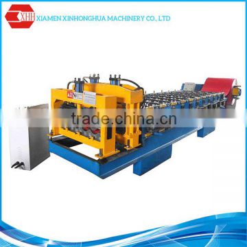 Color coated steel glazed tile type roll forming machine