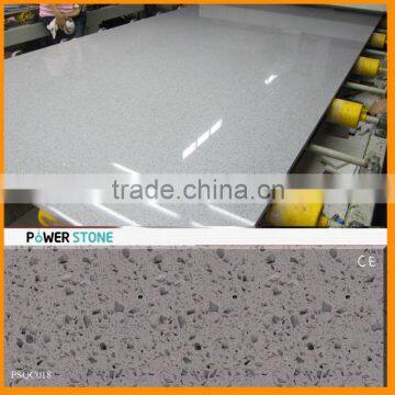 Pure Grey Starlight Quartz Countertops