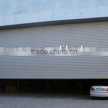 Large factory and industrial door with strong slat