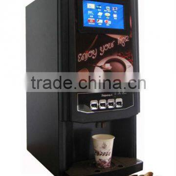 The newest LCD Coffee Vending Machine Serving hot drinks