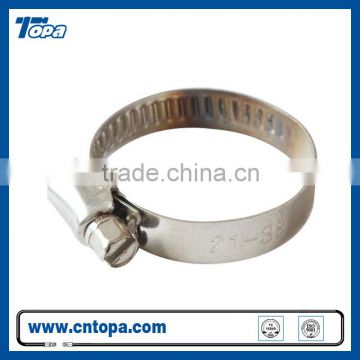 ISO9001 flat wire hose clamp